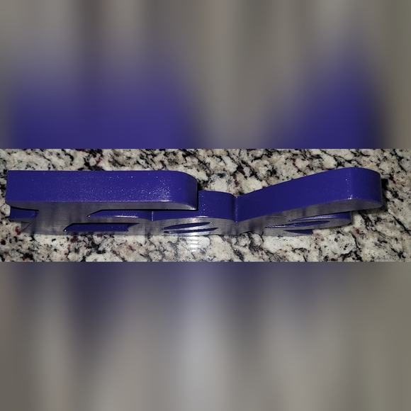 Purple Eek wooden Halloween sign. New and unused. - Picture 3 of 7